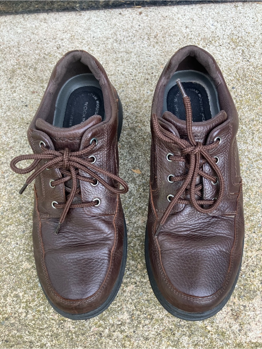 Rockport Men's Brown Leather Lace-Up Casual Shoes